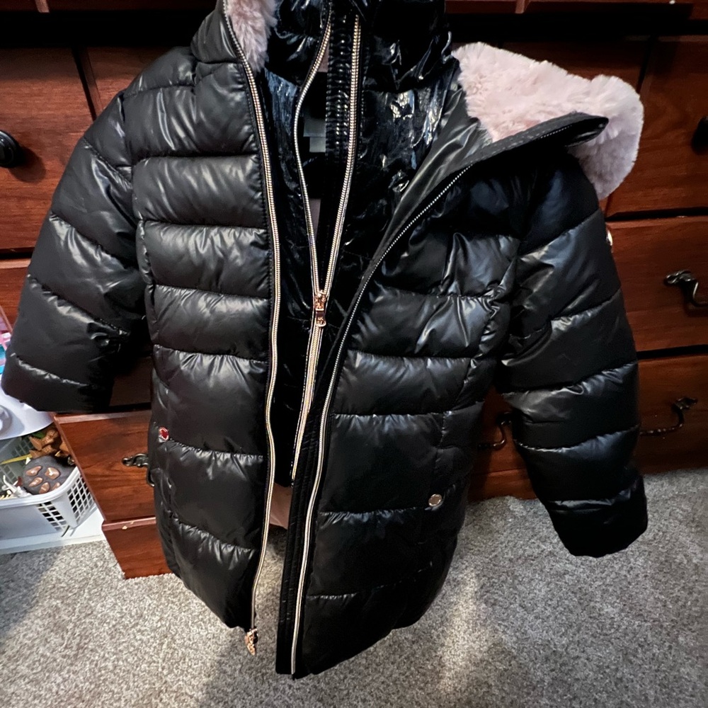 Michael Kors Black Jacket with Gold Emblem